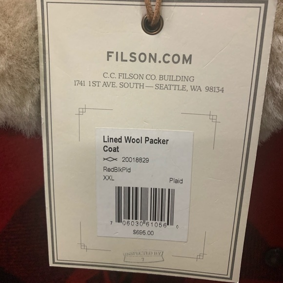 Filson lined wool packer coat - Picture 6 of 6